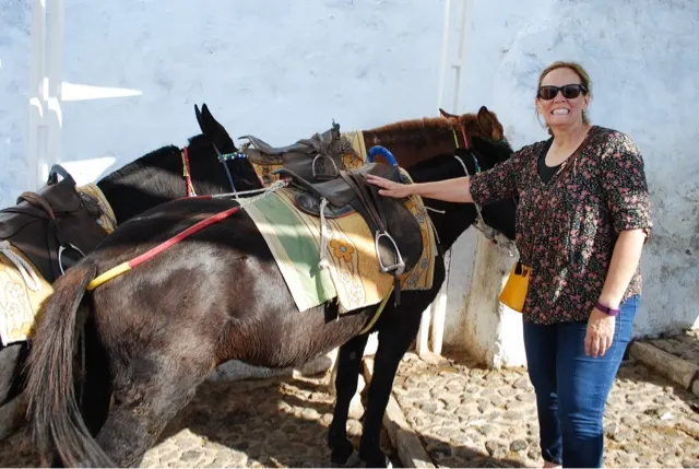 Thanking her pony!