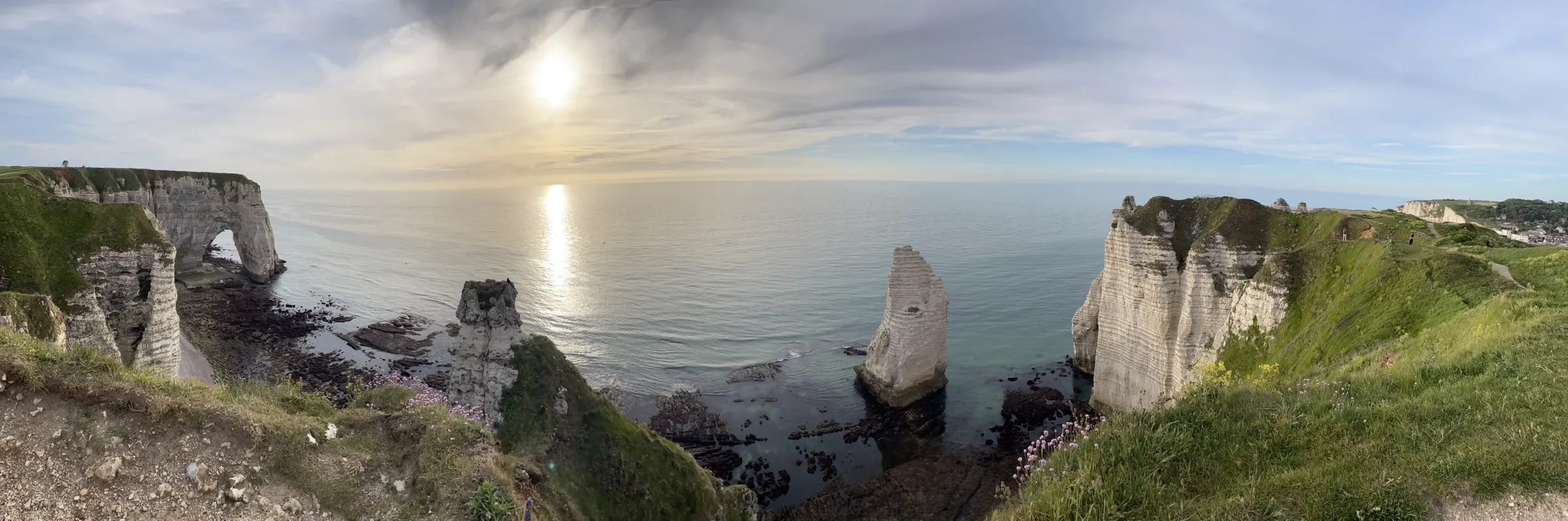 A couple more photos from the Cliffs at Etretat.