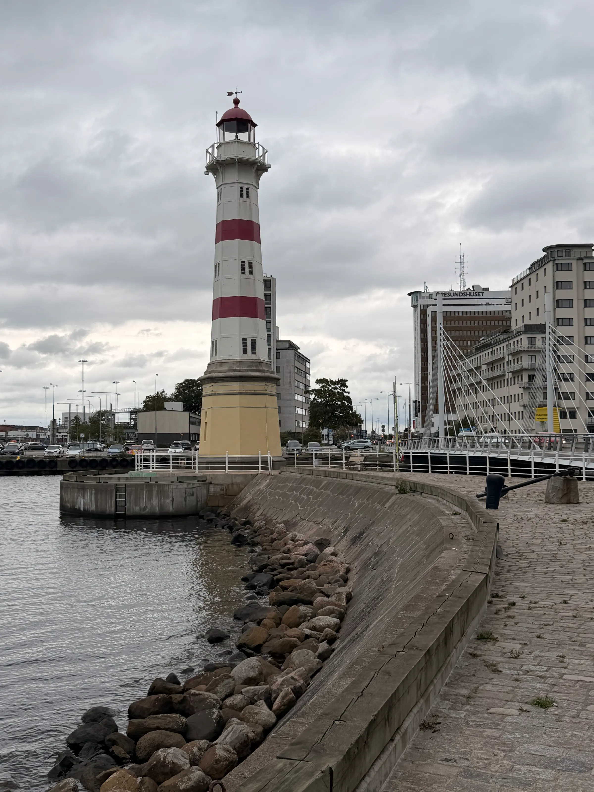 A nice lighthouse here in Malmo near our hotel…the Story Hotel by Hyatt. Great place.
