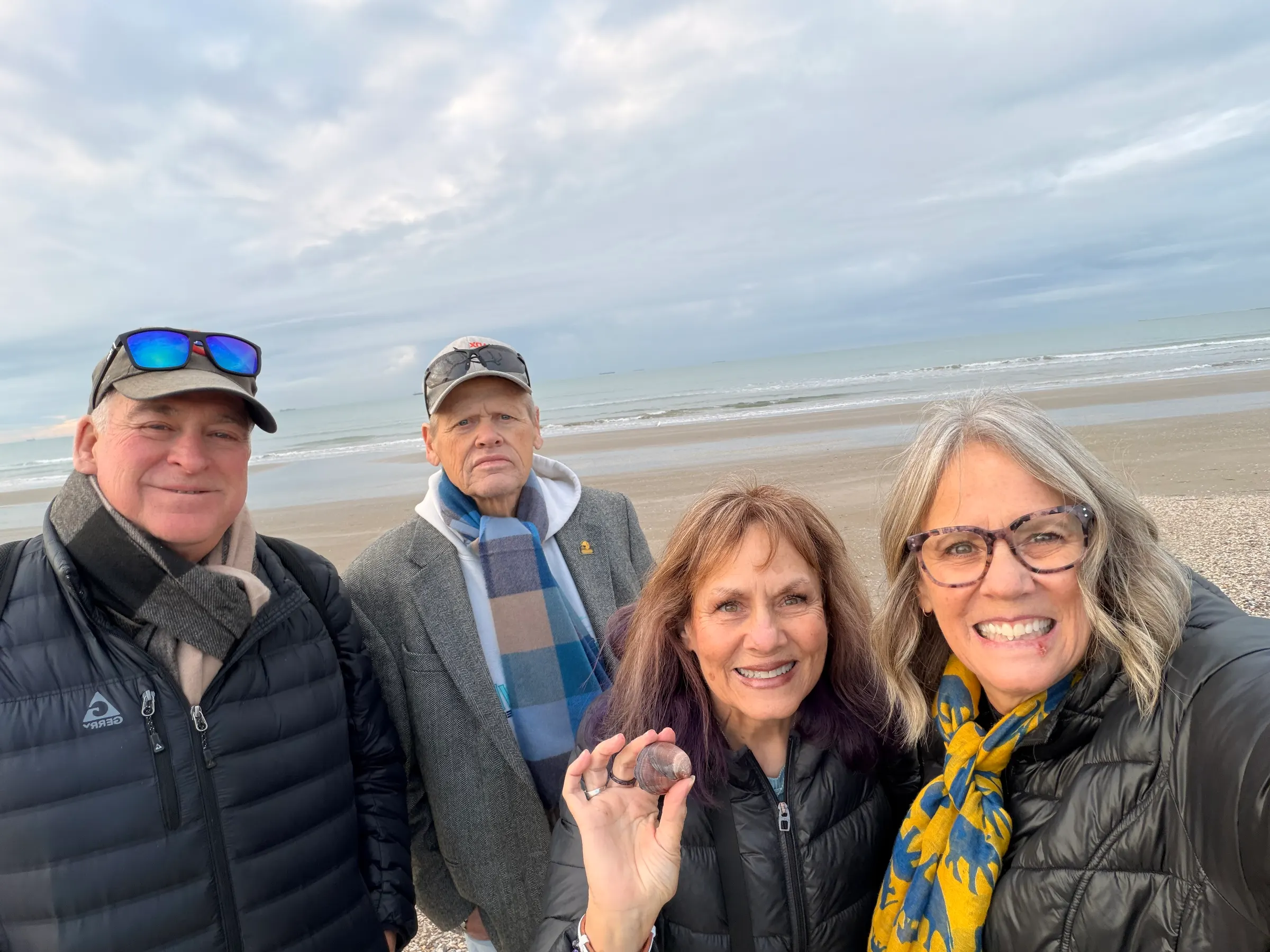 Us on one of the beaches in Lido.