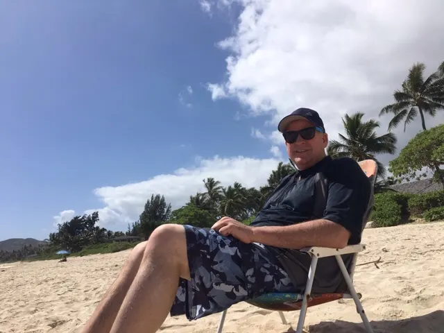 Kailua Beach...tough life.