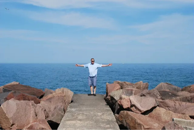 Beautiful Lake Michigan.
