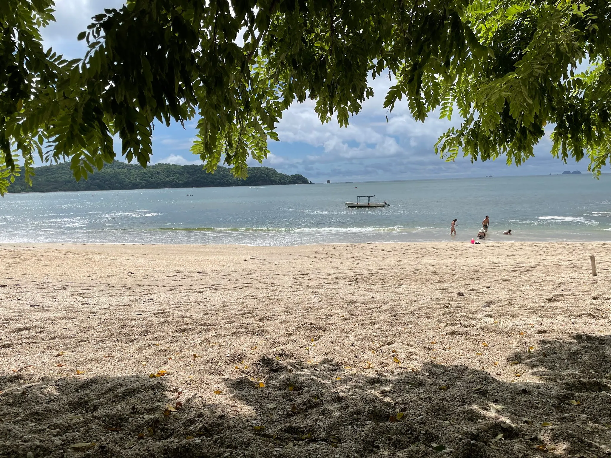 Playa Conchal looking to the south from under the tree where we were hanging out. Pretty picturesque it was.