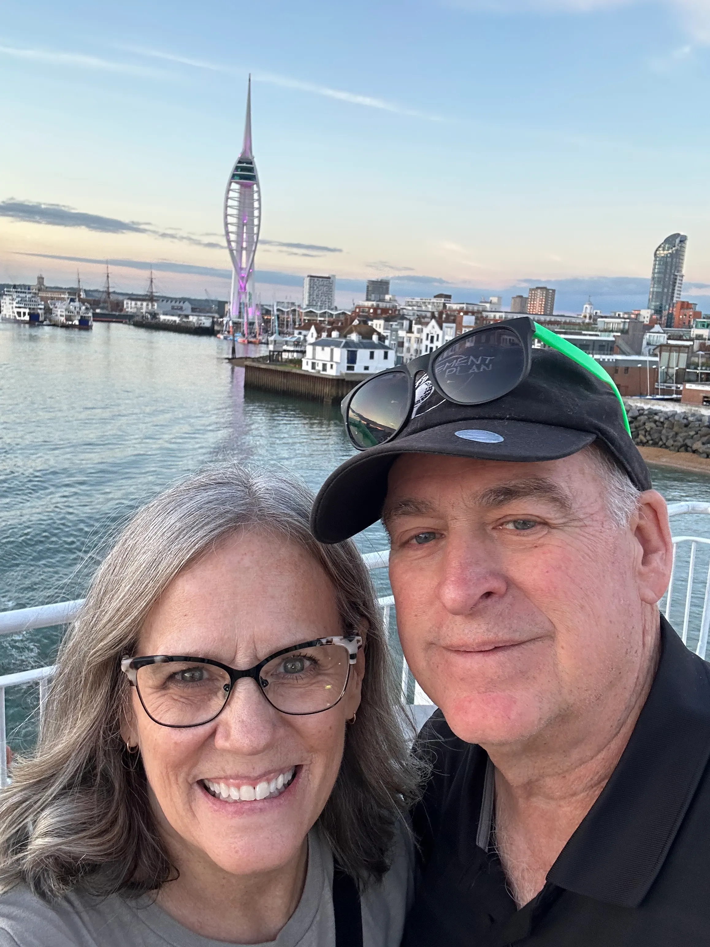 Portsmouth in the background.