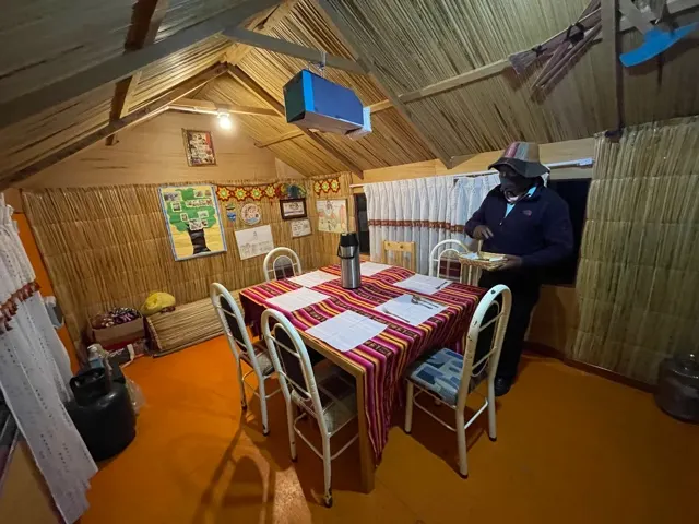 The dining hall where we will eat meals while we are here…