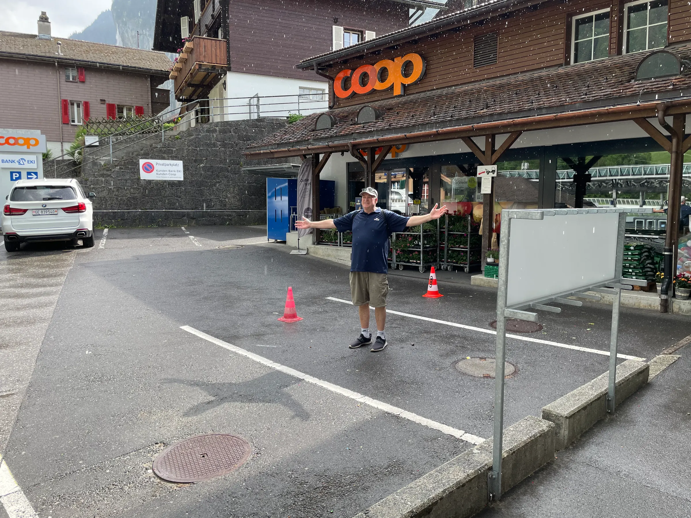 Me dancing in the short lived rain….