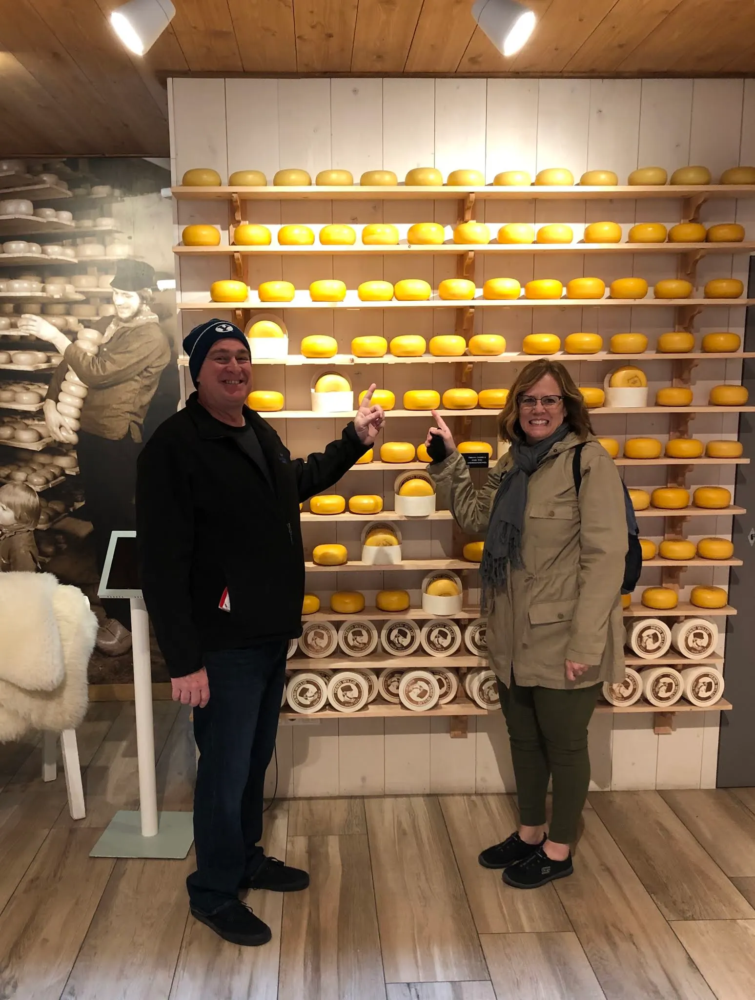 The cheese wall...