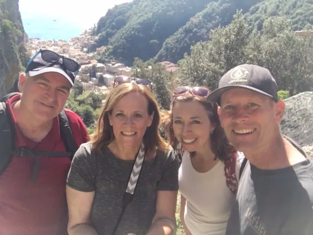 Happy hikers....Tim, Denise, Michelle and Scott.