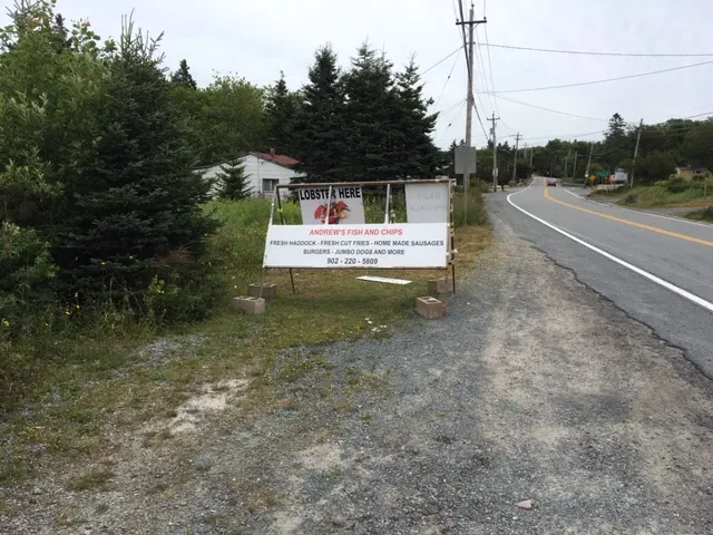 We saw this sign...