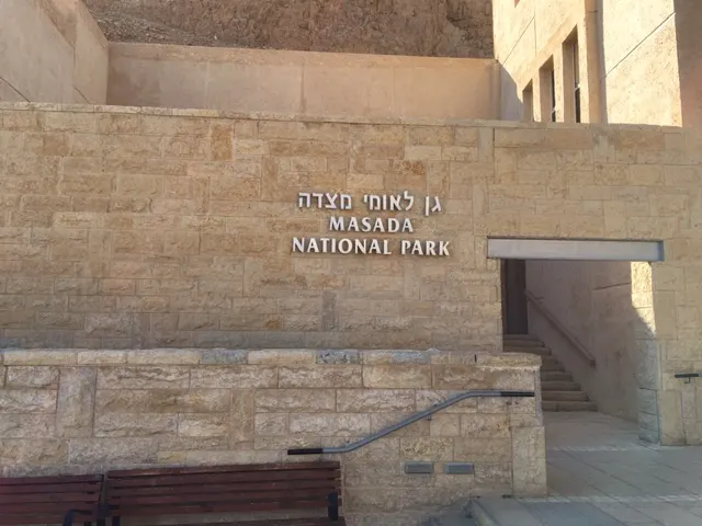 Masada entrance....