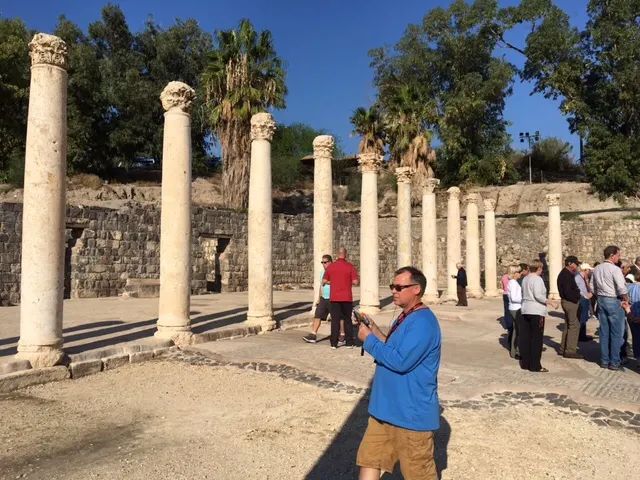 Columns from one of the many bath houses....