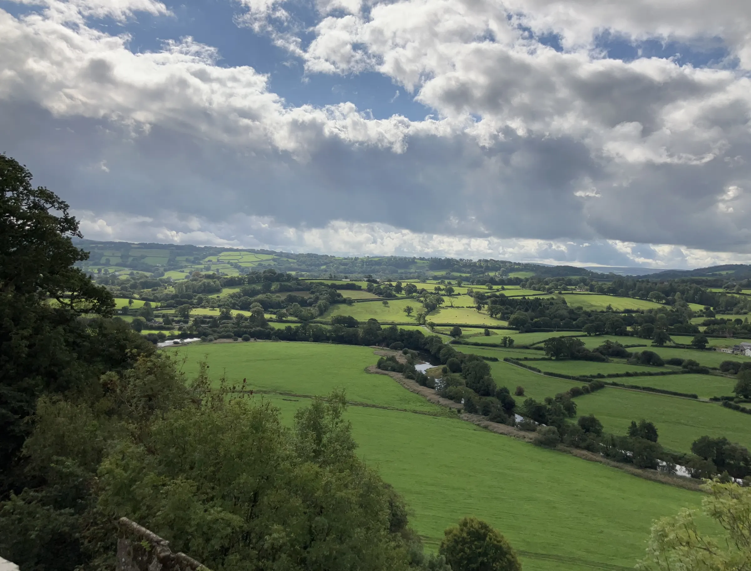Beautiful views from the Dinefwr Castle.