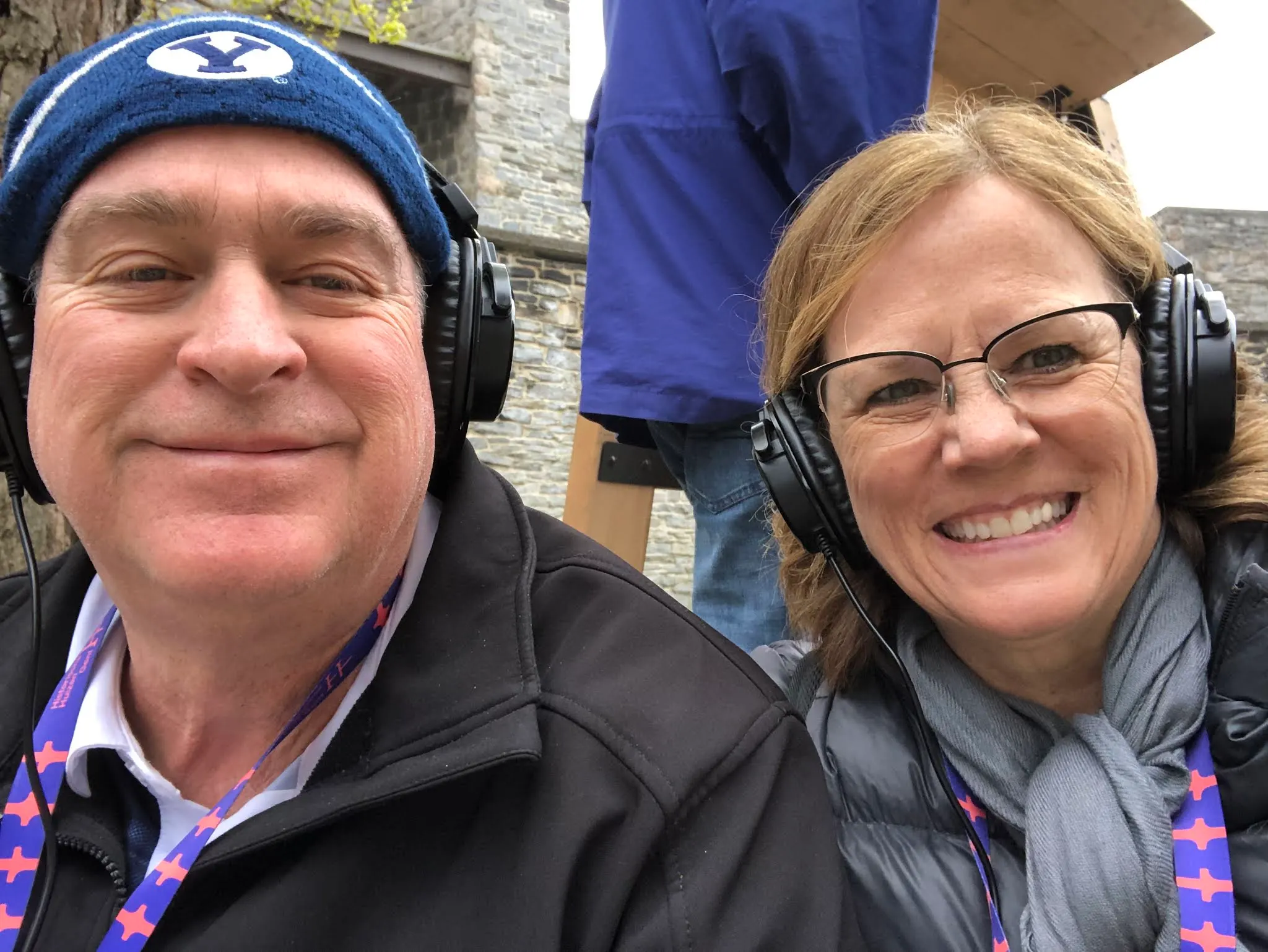 Castle Audio Tour...having fun.