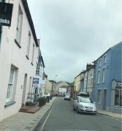 Great example of the narrow streets you were on in each village each 1 kilometer!