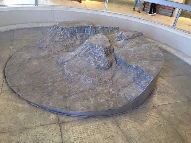 Example of the mountain where the fortress was built.....