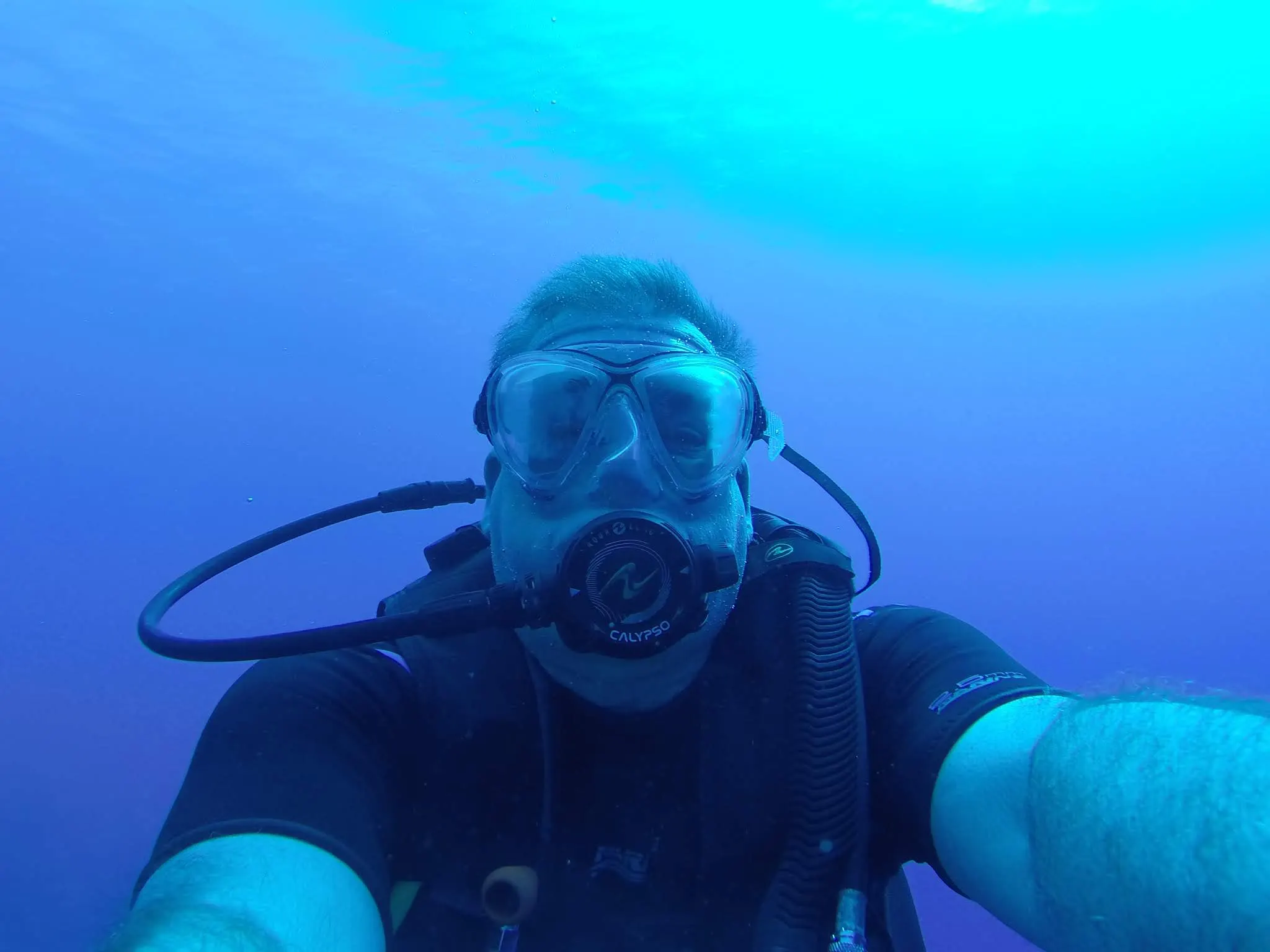 The scuba dive adventure. Look closel, you'll see a great white shark....(Jeff).