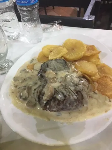 This was a huge piece of meat. Glad we shared....