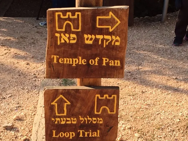 Banias....Head Waters of the Jordan River and former temple site.