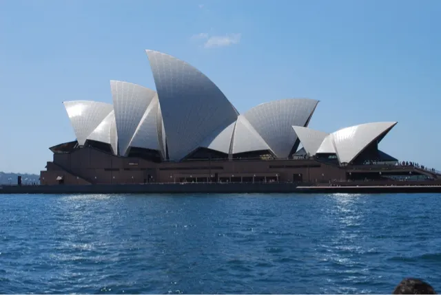 The Opera House as we head out to Manly....