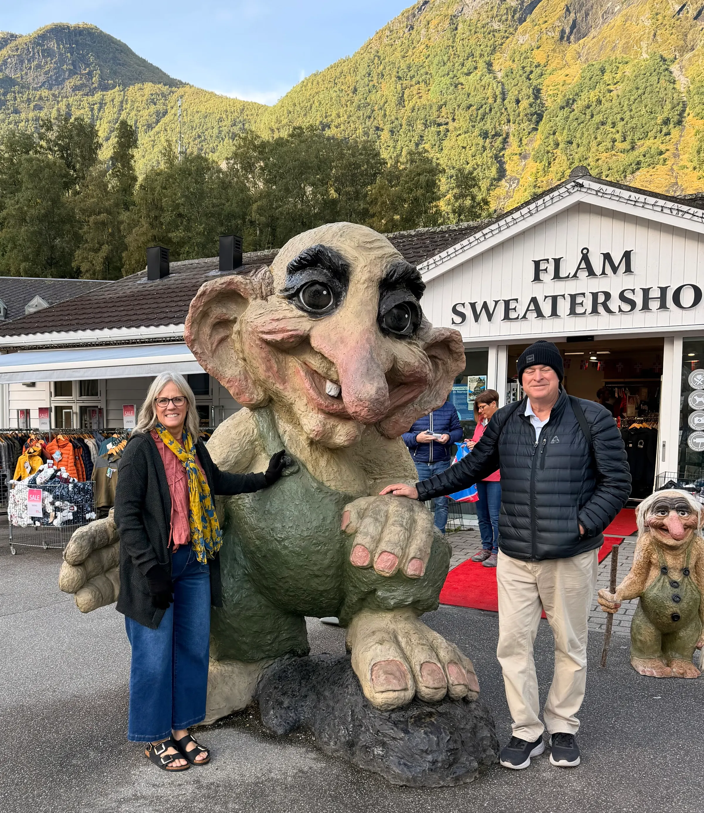 Trolls are everywhere. It’s fun to get pictures with them.